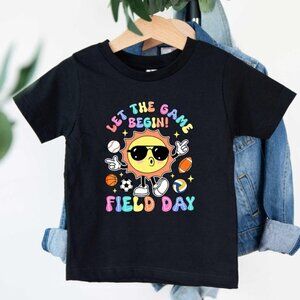 Field Day Let The Game Begin T-Shirt, School Event Tee